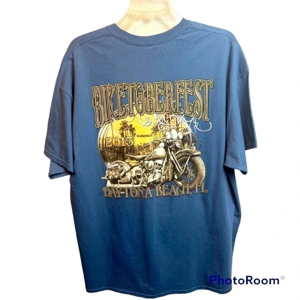 2015 Daytona Beach‎ Florida Biketoberfest T-shirt 
Size: 2XL
